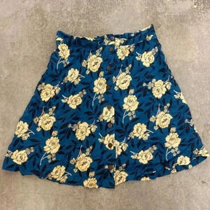 Kimchi Blue  floral midi button front skirt